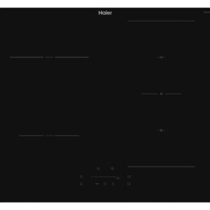 Haier HAI64SCM Piano Cottura Induzione 4 Fuochi Vetroceramica 59 cm Nero
