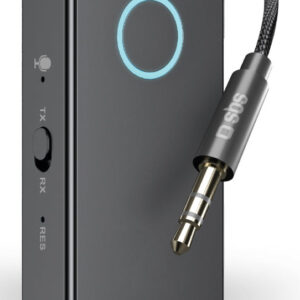 Adattatore Audio Wireless SBS TEJACKRXTXBTK Nero