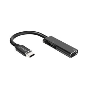 Adattatore Audio SBS Jack 3.5mm e USB-C Nero