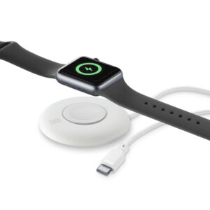 Cellularline Wireless Power Base Caricatore Wireless per Apple Watch Bianco