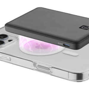 Cellularline Power Bank MagSafe 5000 Nero Caricabatterie Wireless