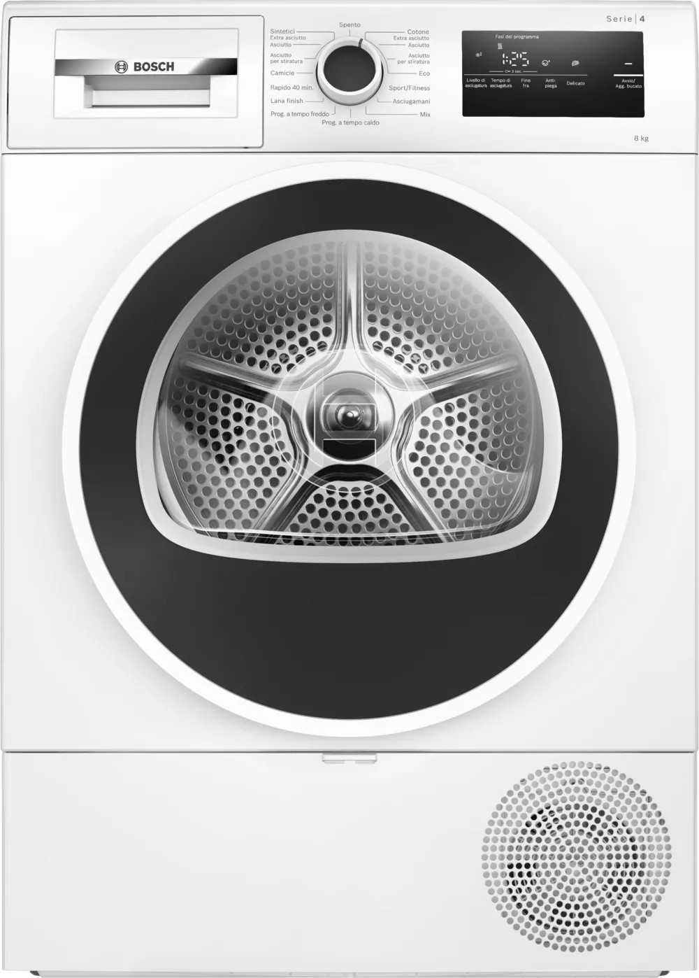 Bosch WTH85218II Asciugatrice a Pompa di Calore 8 kg Bianco Libera Installazione 1 0 92