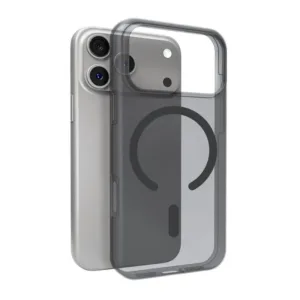 puro daylight cover per iphone 17 pro nero traslucido