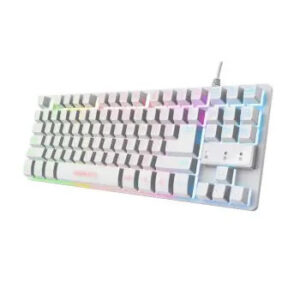 Trust GXT833 Thado TKL Tastiera Gaming Bianco
