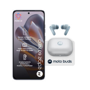 Motorola Edge 60 Neo 8/256 Grisaille con Moto Buds 4 2 12