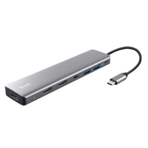 Hub Usb-C Trust 25661 Alluminio con HDMI e Usb 3.2