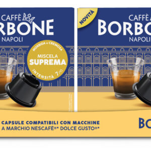 Capsule Caffè Borbone DGBOROSUPREMA90N, 16 Pz per Dolce Gusto