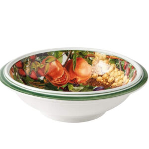 Centrotavola Brandani Le Primizie Ceramica Rotondo 33 cm Diametro 10 cm Altezza