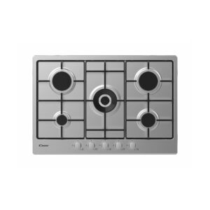 Candy CHW74WX Piano Cottura a Gas da Incasso 75 cm 5 Fuochi Acciaio Inox