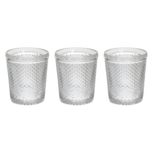 Bicchieri Tognana Diamante Set 3 Vetro Trasparente 300cc