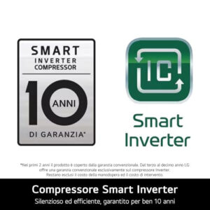 Lg GBBS323CEV Frigorifero Combinato 375L Classe C AI Inverter 60cm Nero 13 11 4