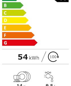 Haier XI 4A4M4PB Lavastoviglie da Incasso 60 cm 14 Coperti Classe A 44 dB Wi-Fi 13 11 9