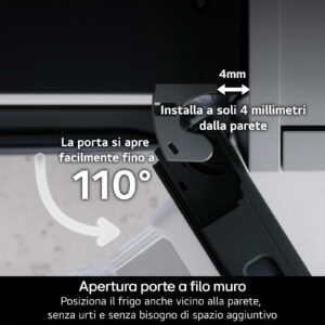 Lg GBBS323CEV Frigorifero Combinato 375L Classe C AI Inverter 60cm Nero 5 3 69