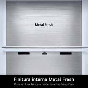 Lg GBBS323CEV Frigorifero Combinato 375L Classe C AI Inverter 60cm Nero 7 5 58