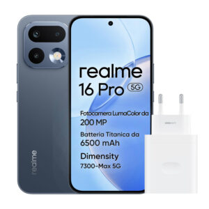 Realme 16 Pro 5G, 8GB+512GB, Grigio
