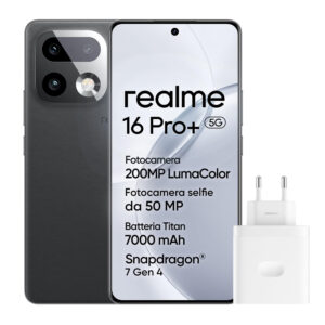 Realme 16 Pro+ 5G, 12+512GB, Grigio