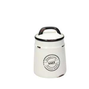 Barattolo Sale Tognana Urban Chic Ceramica Bianco 850 cc Ø12 cm