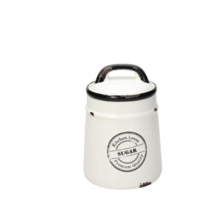 Barattolo Zucchero Tognana Urban Chic Stoneware Bianco 850 cc