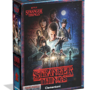 Clementoni Puzzle 1000 Pezzi Stranger Things Special Series con Poster Compact Box 50x70 cm 39978