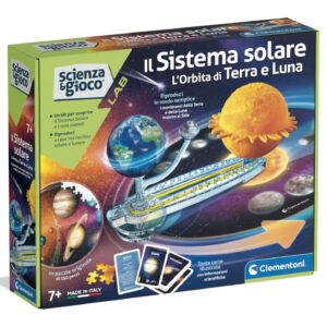Clementoni Scienza e Gioco Lab Sistema Solare Orbita Terra e Luna Kit Scientifico con Puzzle 150 Pezzi 7+ Anni 19402