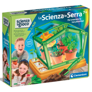 Clementoni Serra Orto Botanico 19365 Laboratorio Scientifico Kit Piante da Coltivare 7+ Anni
