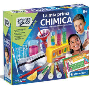 Clementoni La Mia Prima Chimica 19358 Laboratorio di Chimica Bambini 8+ Anni 100 Esperimenti Tavola Periodica