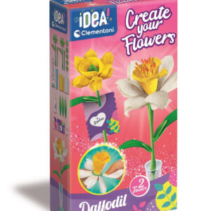 Clementoni Kit Creativo Create Your Flowers 2 Narcisi da Assemblare 8+ Anni 18876