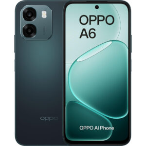 Oppo A6 Smartphone 6.75" 120Hz Snapdragon 685 6GB RAM 256GB Fotocamera 50MP Batteria 6550mAh 4G Android 15 Nero