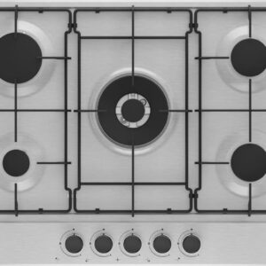 Beko HIAW75223SXE Piano Cottura a Gas da Incasso 75 cm 5 Fuochi Acciaio Inox PractiClean