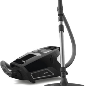 Miele Blizzard CX1 Parquet Flex PowerLine Aspirapolvere a Traino Senza Sacco 890W HEPA Nero Ossidiana