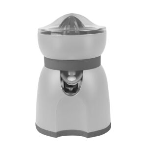 Tognana Iridea Spremiagrumi Elettrico Smontabile Doppio Cono Salvagoccia Plastica Acciaio Inox Grigio Perla
