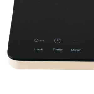 Tognana Iridea Piastra a Induzione Singola 2000W Display Digitale Timer 180 min Champagne 5 3 73