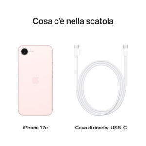 Apple iPhone 17e 256GB Smartphone Display 6,1" Super Retina XDR Chip A19 Fotocamera 48MP Rosa Cipria 7 5 49