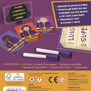 Clementoni Secret Society Gioco da Tavolo Party Game Parole Segrete Ruoli Nascosti 2-6 Giocatori 10+ Anni 16697 8 6 71