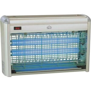 Dcg ZA4010 Zanzariera Elettrica 40W 2 Tubi Fluorescenti Griglia Metallo