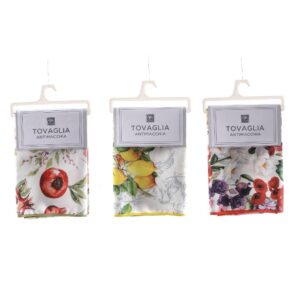 TOVAGLIA ANTIMACCHIA 140X240CM DESIGN FRUTTA FIORI