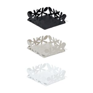 PORTATOVAGLIOLI METALLO 17X17XH.6CM DEC. COL. ASS.