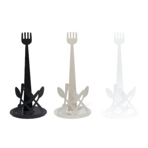 PORTAROTOLO METALLO DECORATO D.15XH.33CM COL.ASS