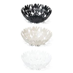 CESTINO METALLO D.27XH.9CM DEC. COLORI ASSORTITI