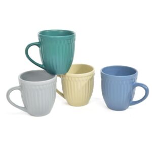 Tazza in Ceramica Grigia 350ml Ø9x10cm