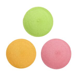 SOTTOPIATTO ROTONDO D.38CM COLORI ASSORTITI PRIMAV