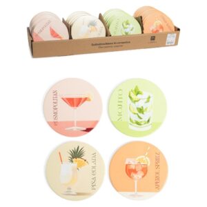 SOTTOBICCHIERE COCKTAIL LOUNGE CERAMICA  D10CM