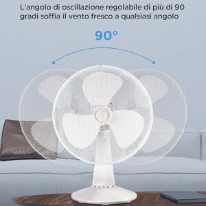 VENT.TAVOLO 40W DIAM.40CM 3VEL.