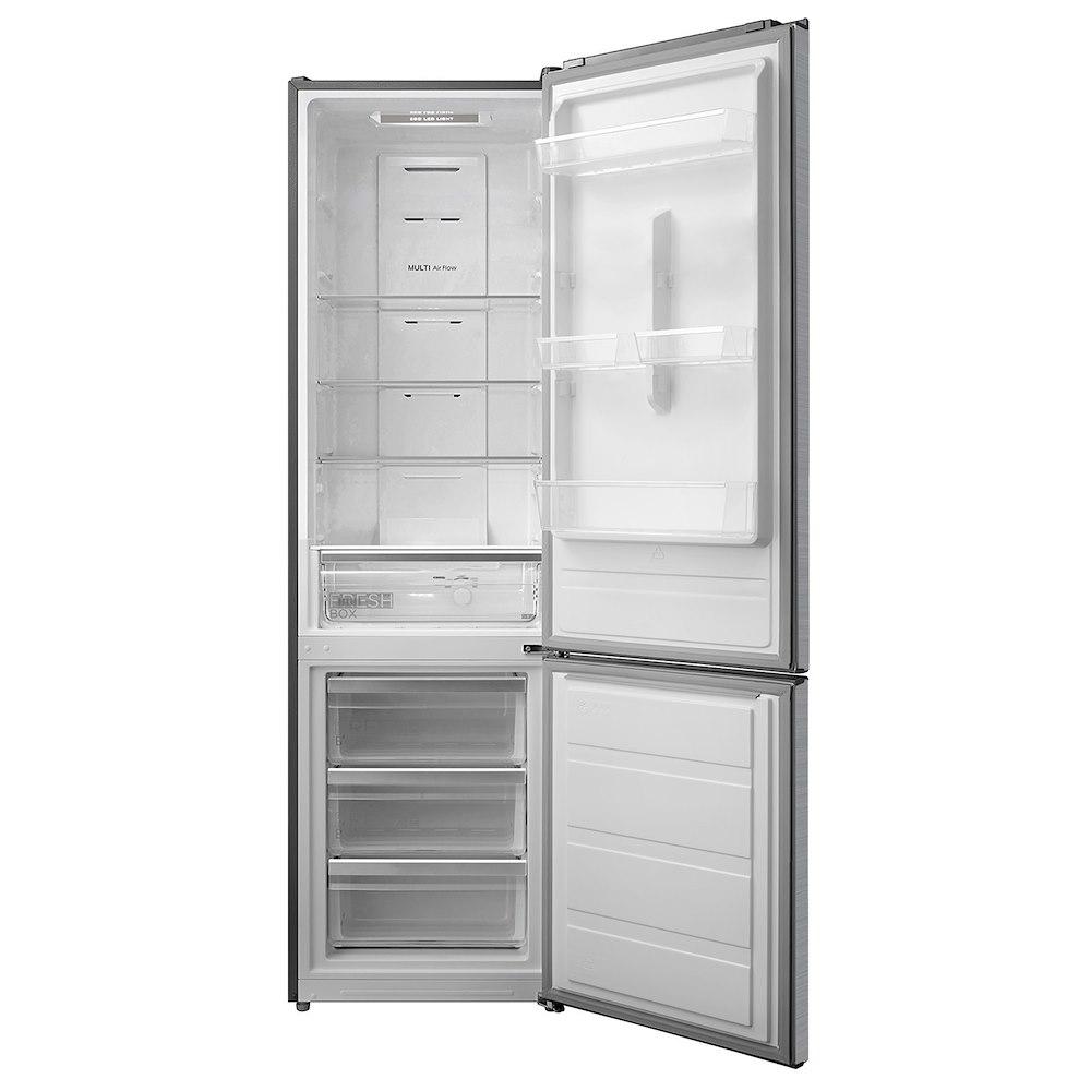 midea mdrb489fgd46o frigorifero combinato 330l no frost classe d inox midea mdrb489fgd46o frigorifero combinato 330l no frost classe d inox