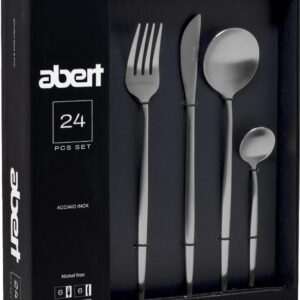 SERV. 24 POSATE BEAN INOX STEEL  SCATOLA ELEGANT - BP80240F