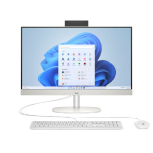 Hp All-in-One 24-cr0075nl PC All-in-One 23.8" AMD Ryzen 5 7520U 16GB RAM 512GB SSD Windows 11 Home Bianco