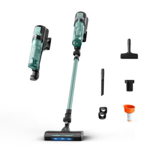 Rowenta X-Force 8.80 Allergy RH1833 Scopa Elettrica Senza Filo 100AW HEPA 45min 1,3kg Verde Grigio