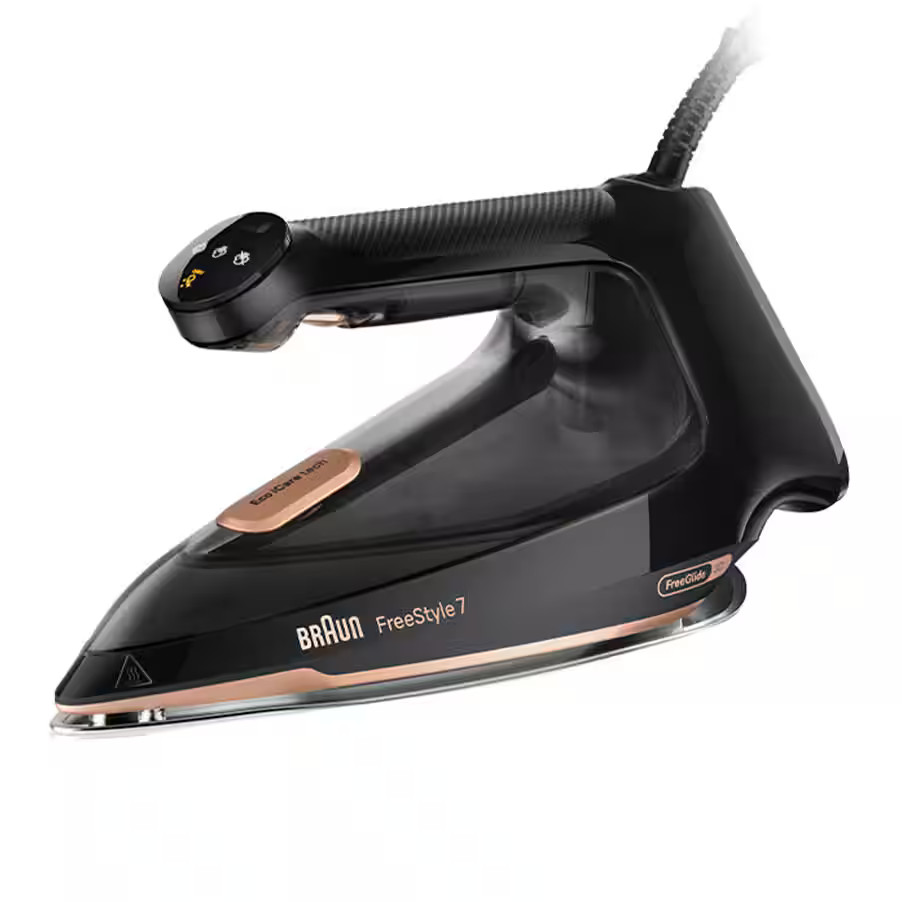 Braun FI 7276BK Ferro da Stiro a Vapore FreeStyle 7 2000W 250g/min EloxalPlus Nero 1 0 128