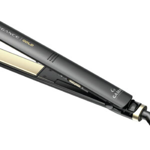 Ga.ma Piastra per Capelli Elegance Gold Ceramica Ion Olio Oro Fluido 230°C 45W Trafile 120x25mm