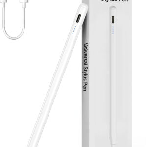 Sbs Penna Stilo Capacitiva Ultra Fine TESTYLUSCAPW per iPad Bianco Batteria 12h USB-C